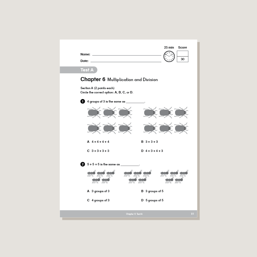 Dimensions Math 2 Dimensions Math Tests 2A