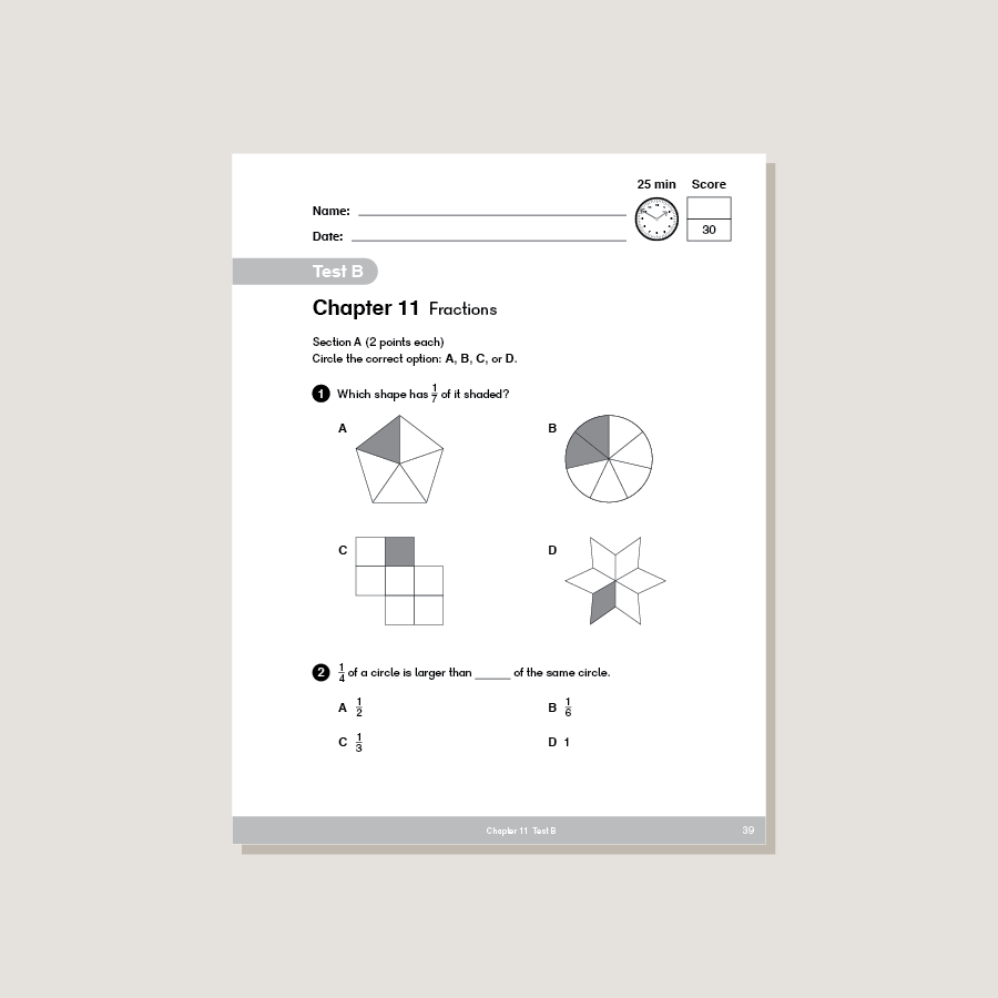 Dimensions Math Tests 2B