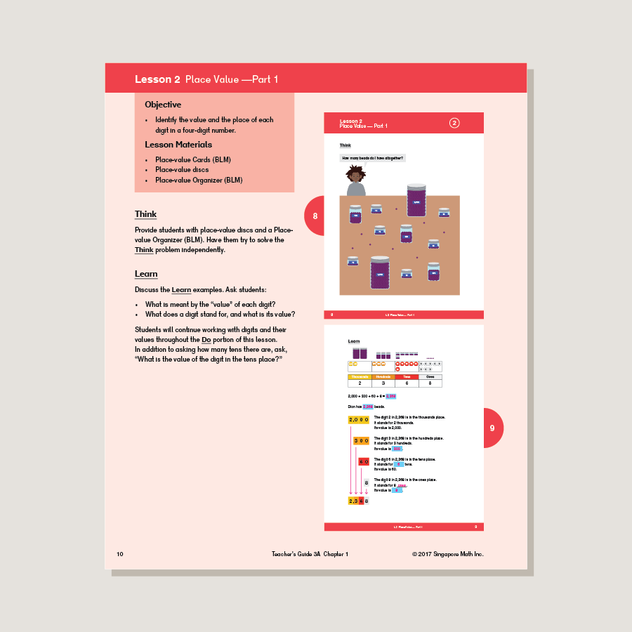 Dimensions Math Teacher's Guide 3A - Blemished
