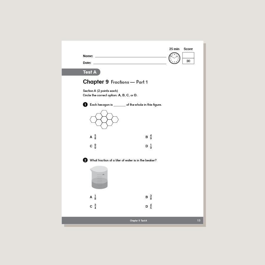 Width Math Test Question Dimensions Math Tests 3B