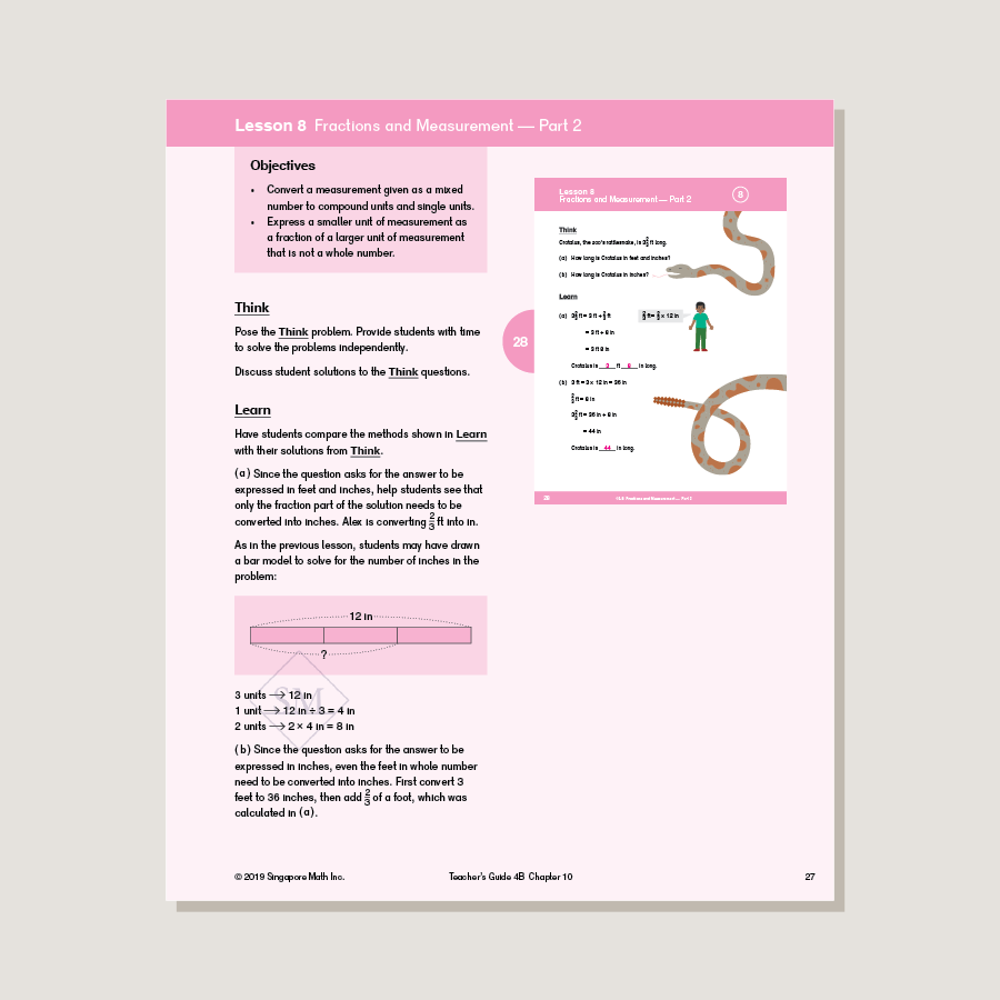 Dimensions Math Teacher's Guide 4B – Singapore Math Inc.