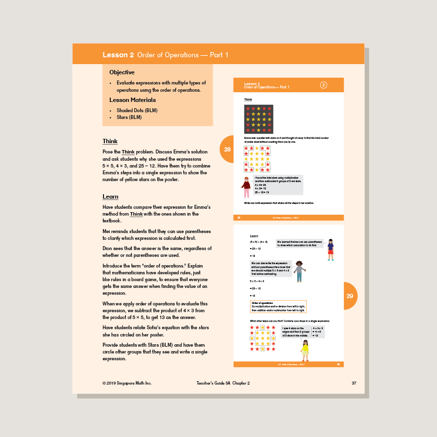 Dimensions Math Teacher's Guide 5A