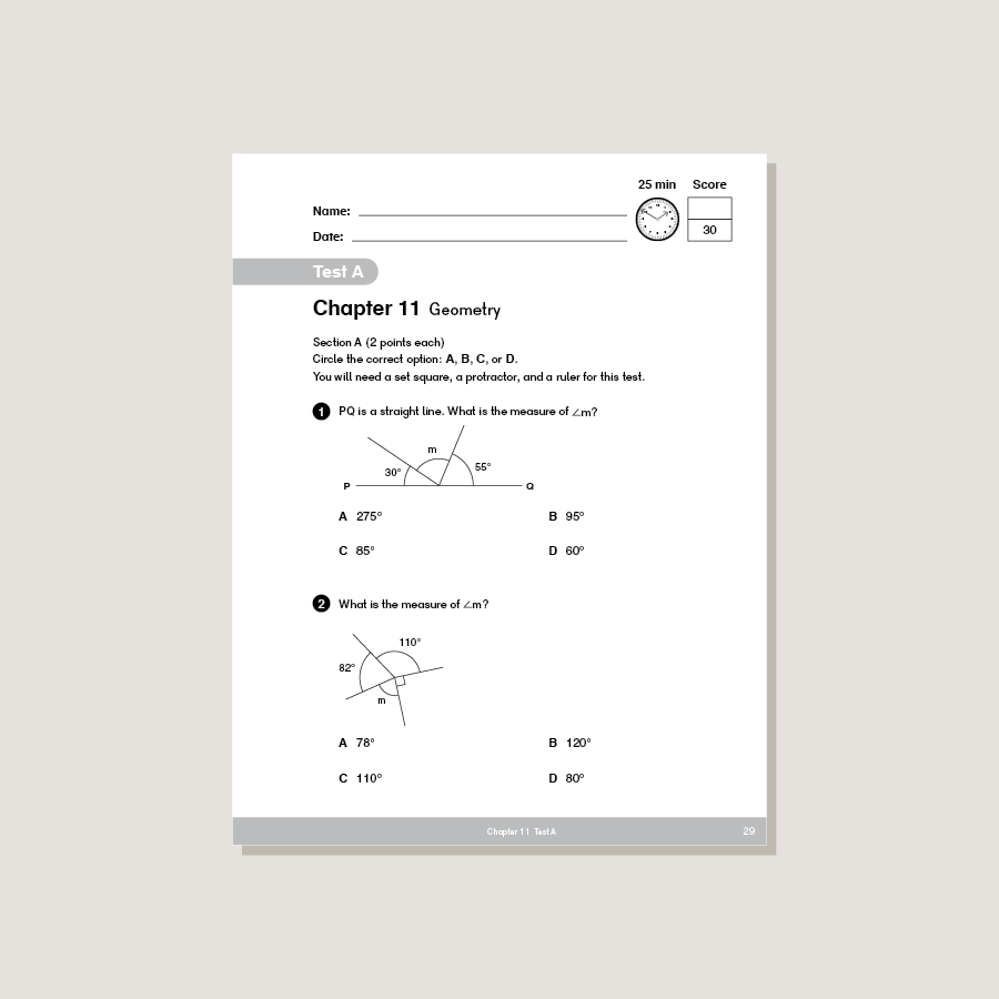 Dimensions Math Tests 5B