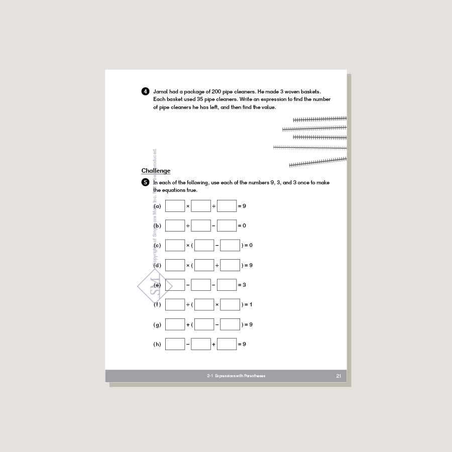 Dimensions Math Workbook 5A