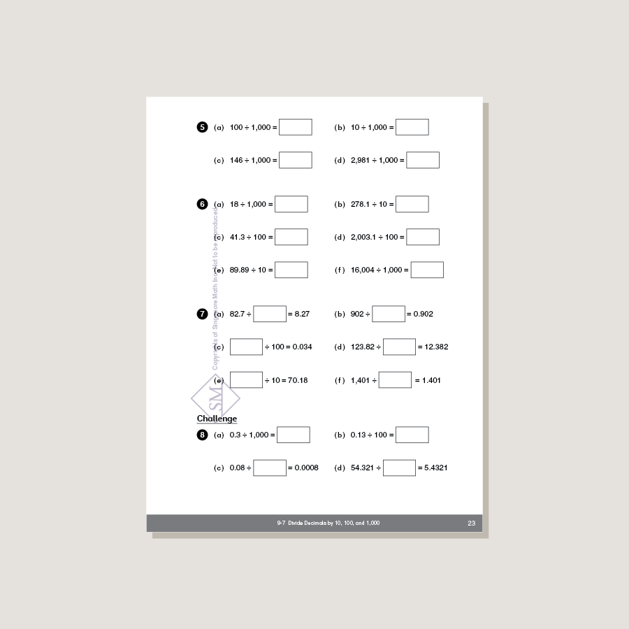 Dimensions Math Workbook 5B – Singapore Math Inc.