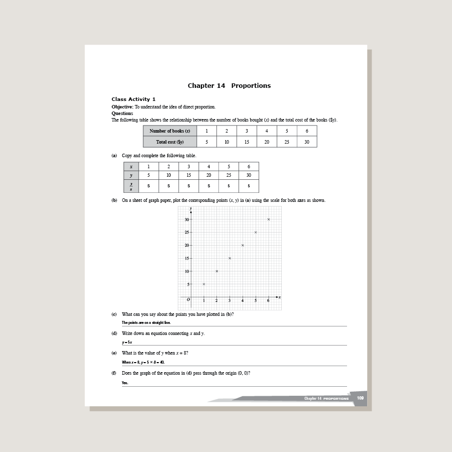 Dimensions Math Teaching Notes and Solutions 7B
