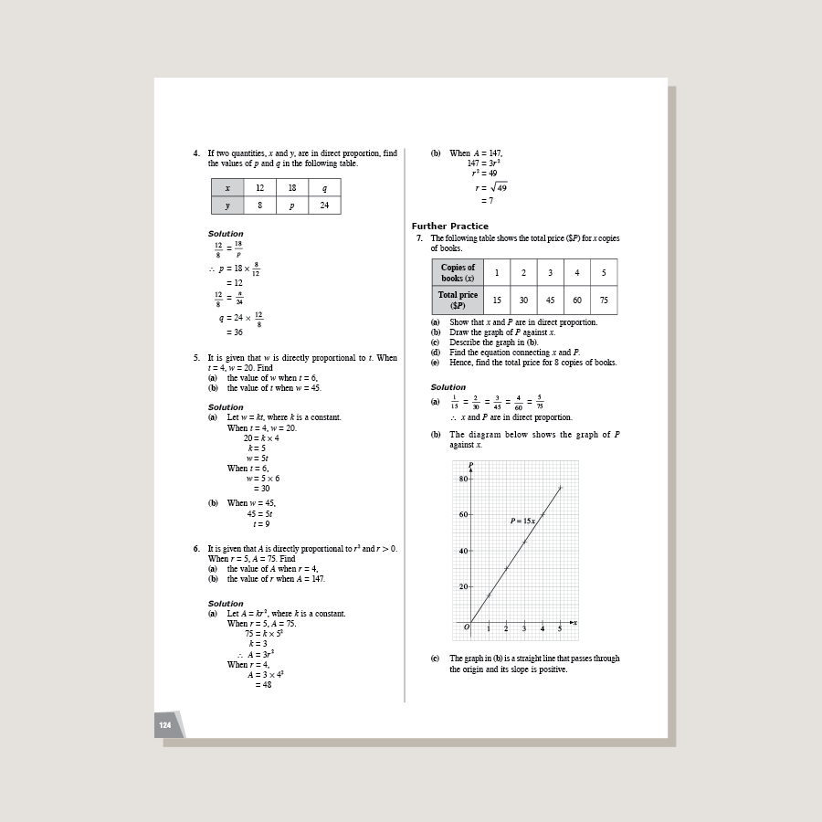 Dimensions Math Teaching Notes and Solutions 7B