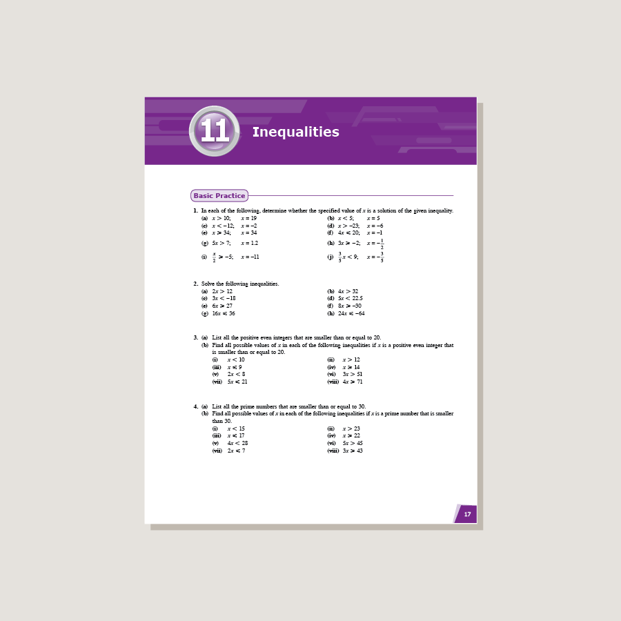 Dimensions Math Workbook 7B