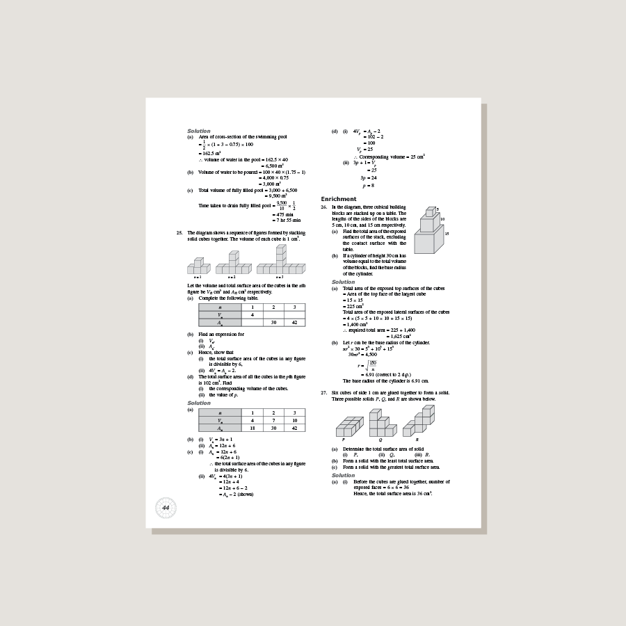 Dimensions Math Workbook Solutions 7B – Singapore Math Inc.