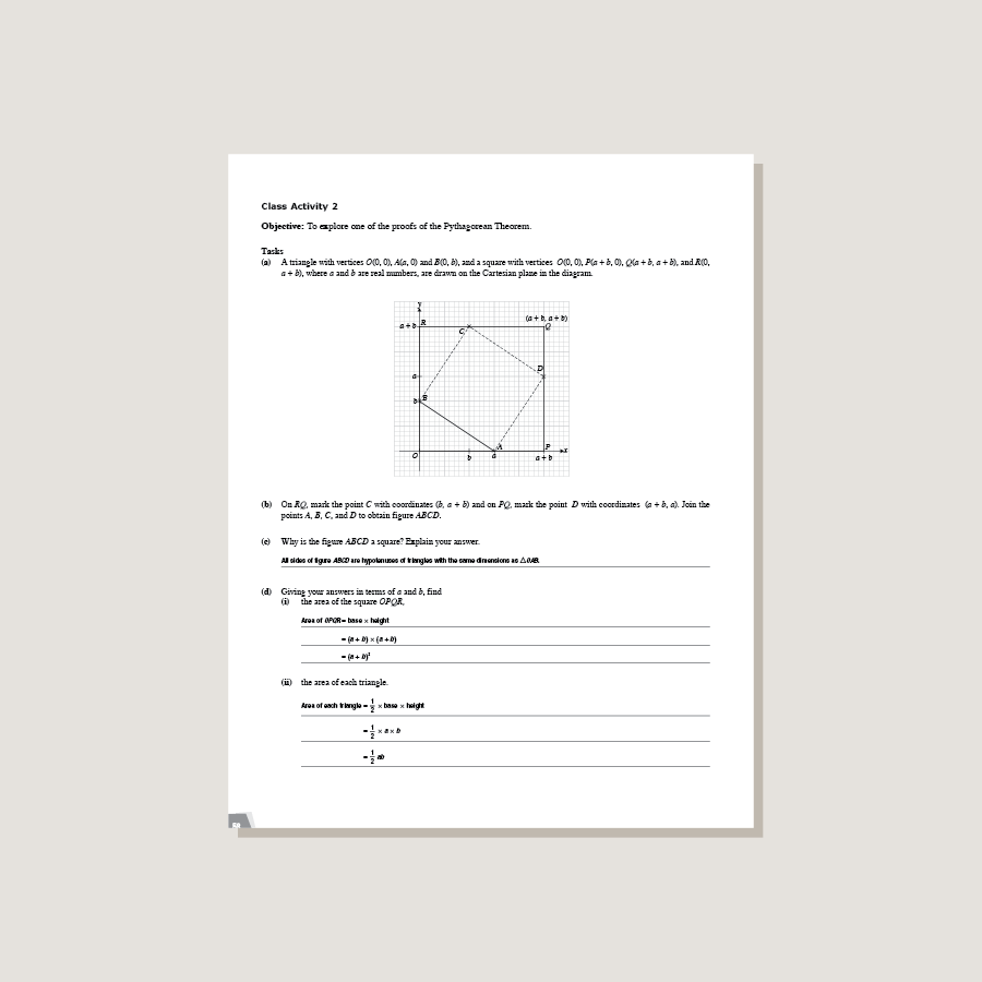 Dimensions Math 8b Dimensions Math Teaching Notes and Solutions 8B
