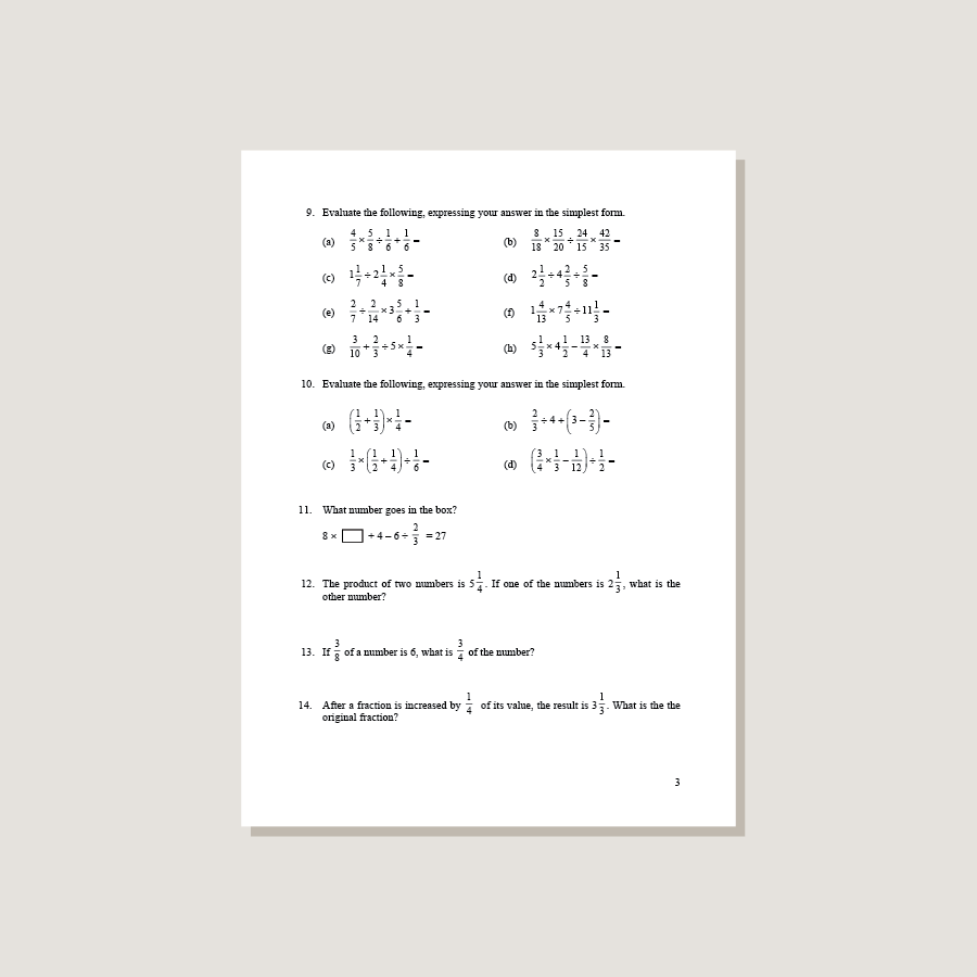 Intense Math Exercises Intensive Practice U.S. Edition 6B – Singapore Math Inc.