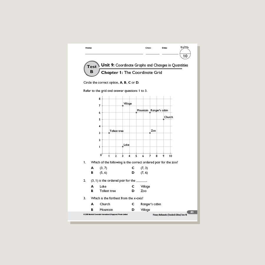 Mdis Test Questions Math Standards Primary Mathematics Standards Edition Tests 4B - Blemished