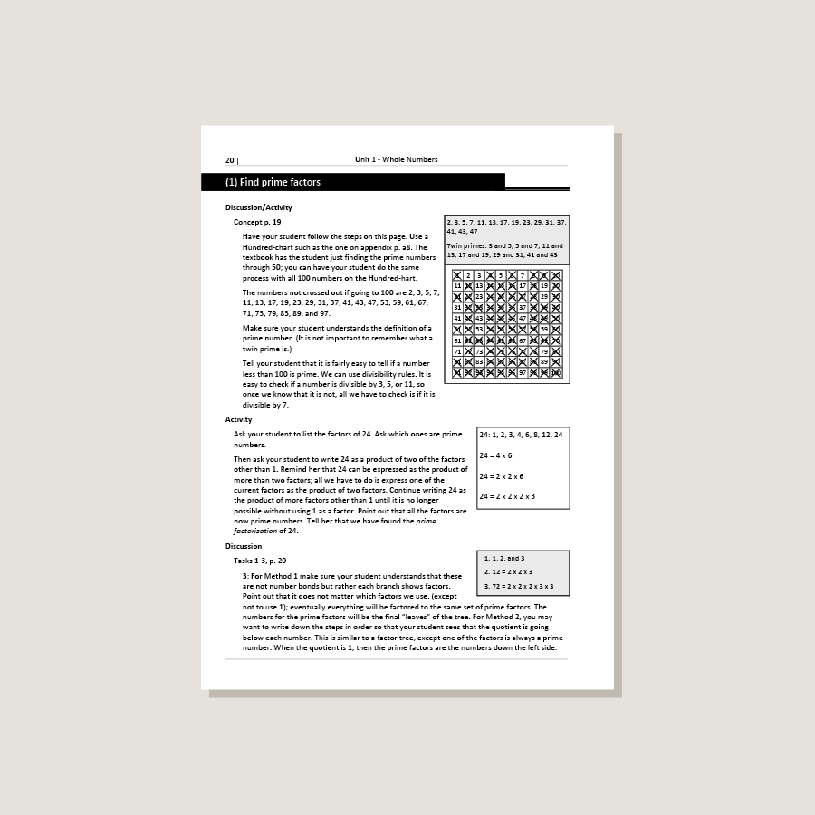 Primary Mathematics Standards Edition Home Instructor's Guide 5A - Ble