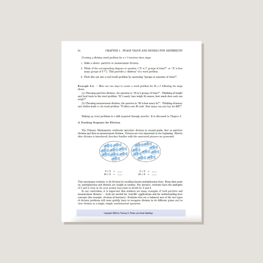 Elementary Mathematics for Teachers