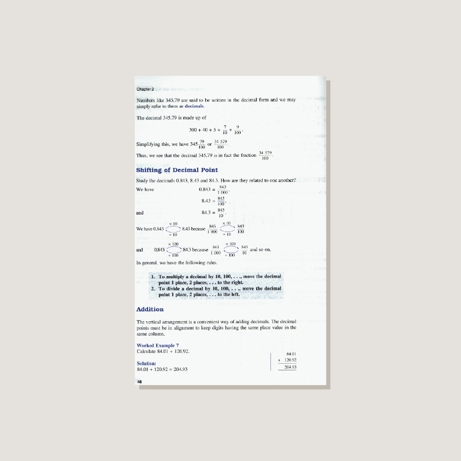 Elementary Math Compendium New Elementary Mathematics Textbook 1 - Blemished