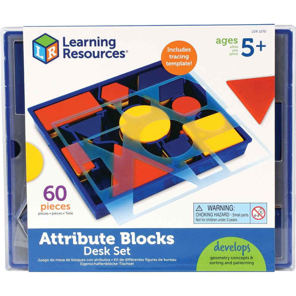Attribute Blocks Math Pattern Attribute Blocks Desk Set